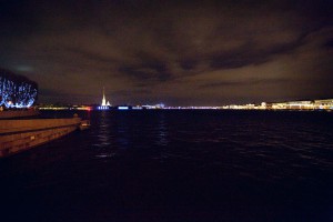 Вид на Петропавловскую крепость