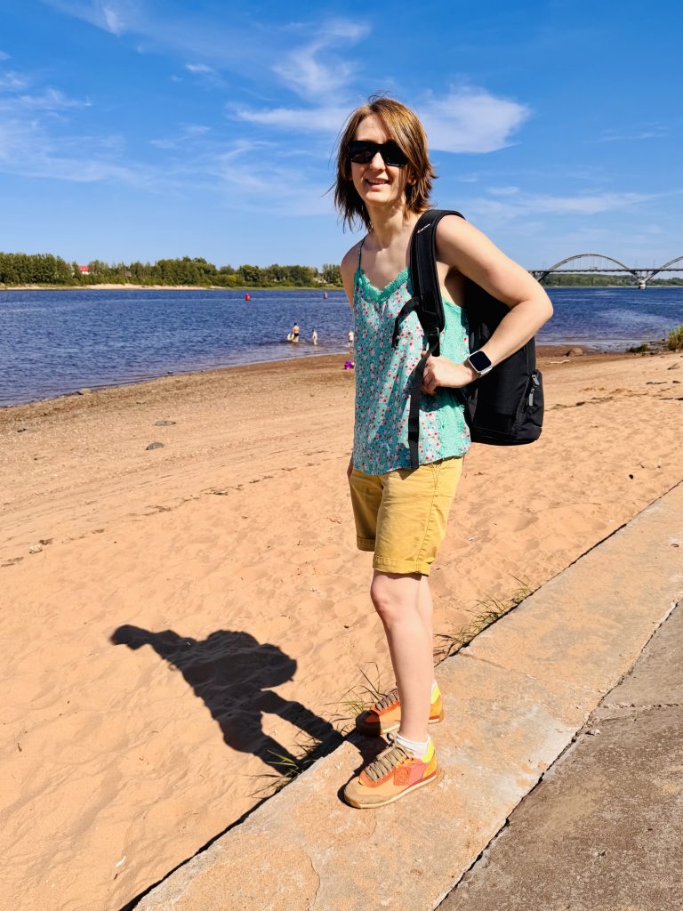 Портрет на набережной Волги в Рыбинске