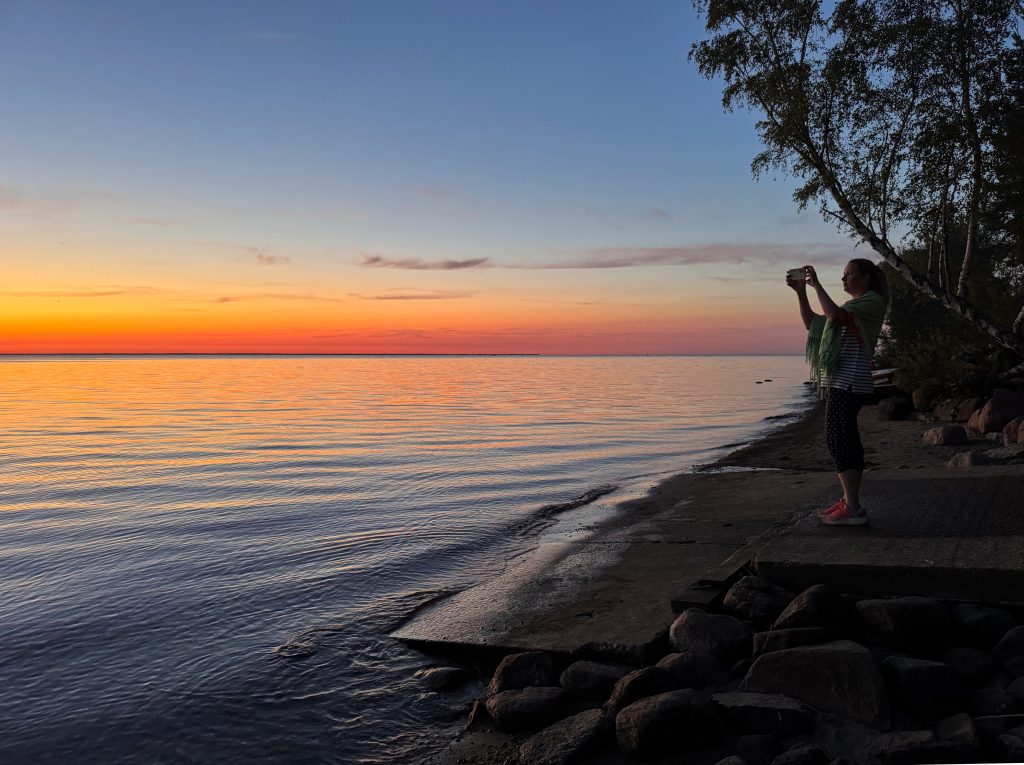 Закат на Рыбинском водохранилище - не снять - преступление )